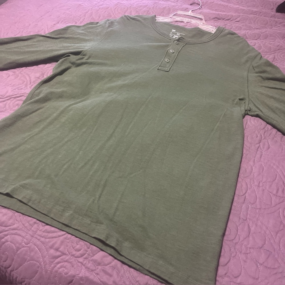 Gap Men’s Shirt Green XL